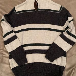 MENS CHAPS SWEATER- 3 buttons down the front